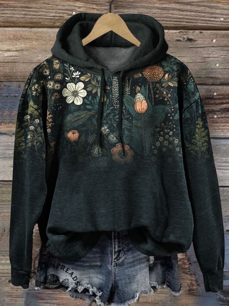 🔥Hot Sale🔥Flowers Art Print Casual Short Sleeve T-shirt