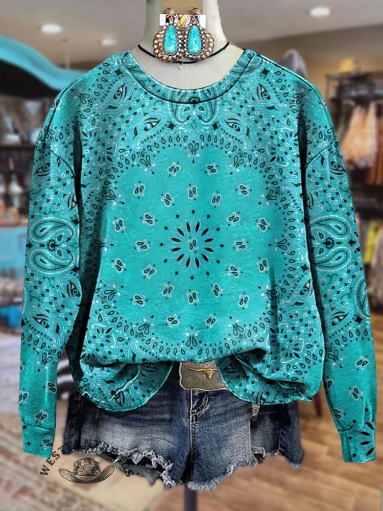 Bohemian Mandala Print T-Shirt