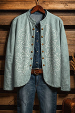 Women's Classic West Print Casual Jacket