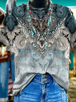 Paisley Print T-shirt