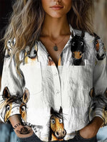 Funny Donkey Print Casual T-shirt