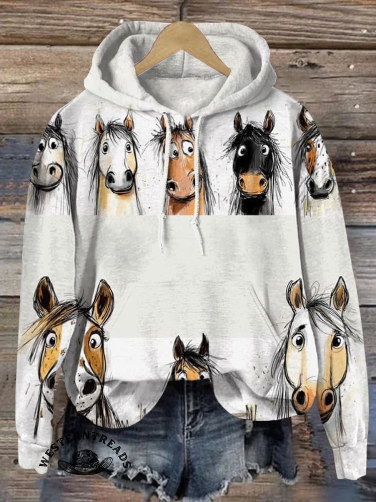 Funny Donkey Print Casual T-shirt