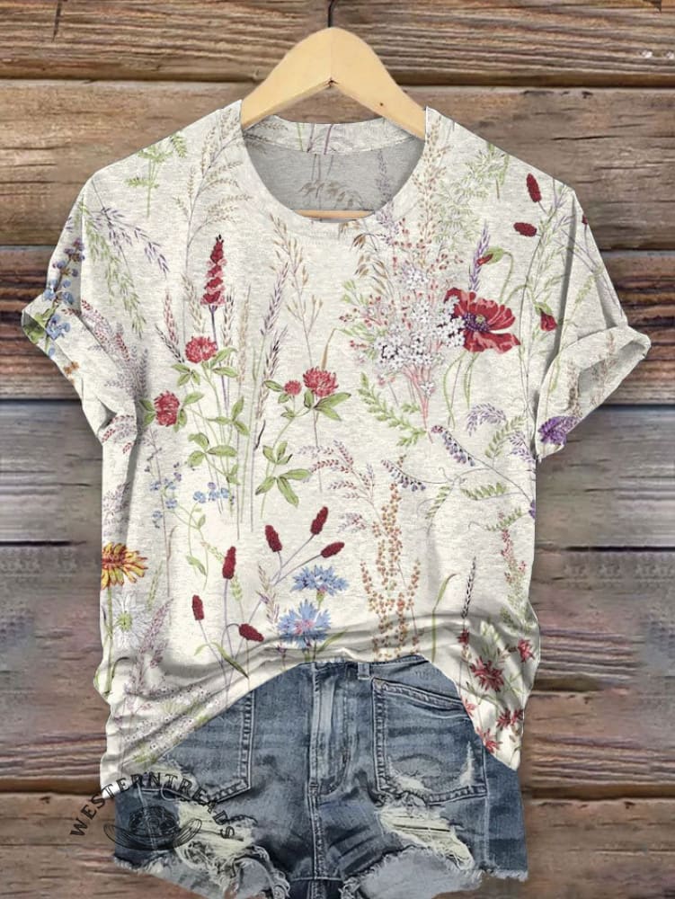 Vintage Art Print T-shirt