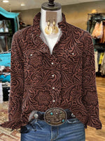 š„Limited Time Discountš„Women's Vintage Print V-neck Casual T-Shirt