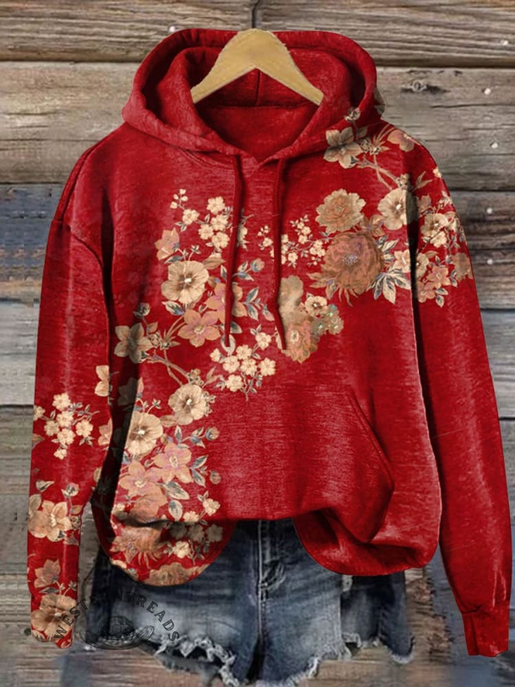 Vintage Flower Art Print T-shirt