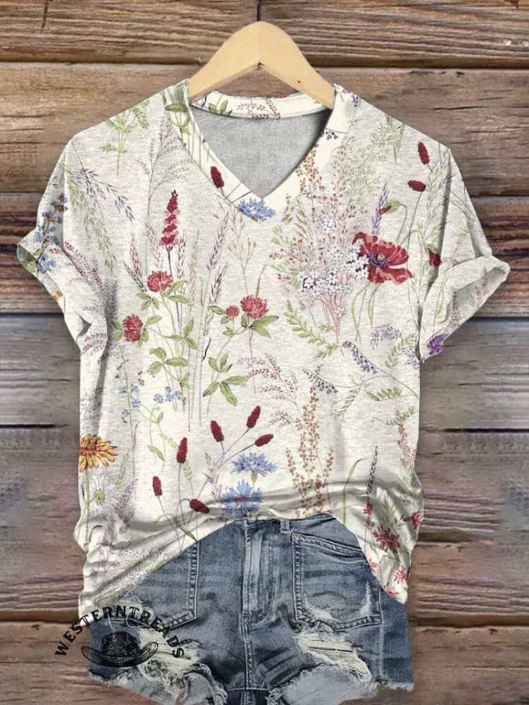 Vintage Art Print T-shirt