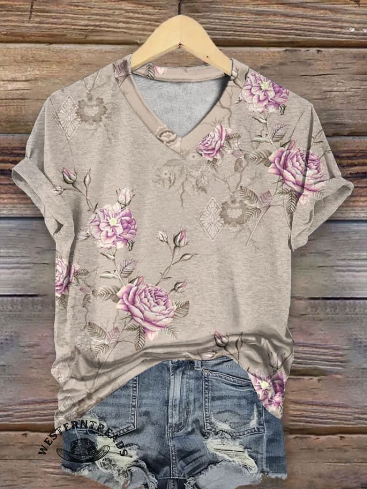 Vintage Art Print T-shirt