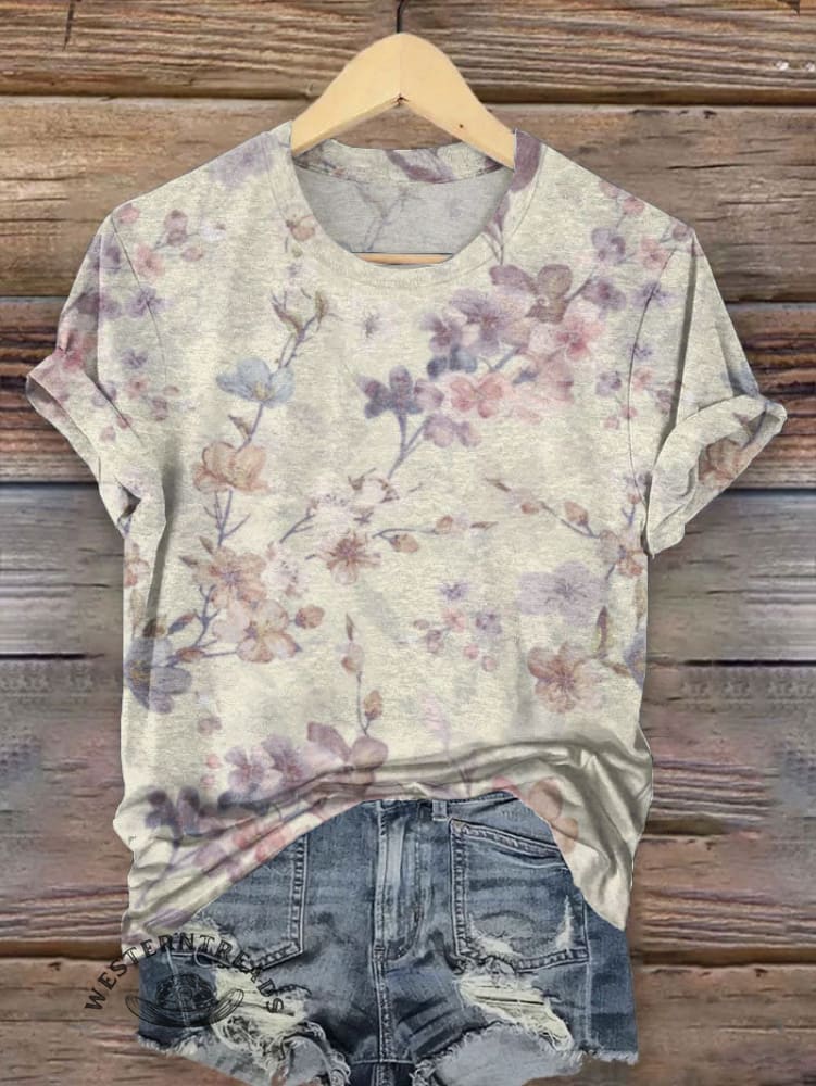 Vintage Art Print T-shirt