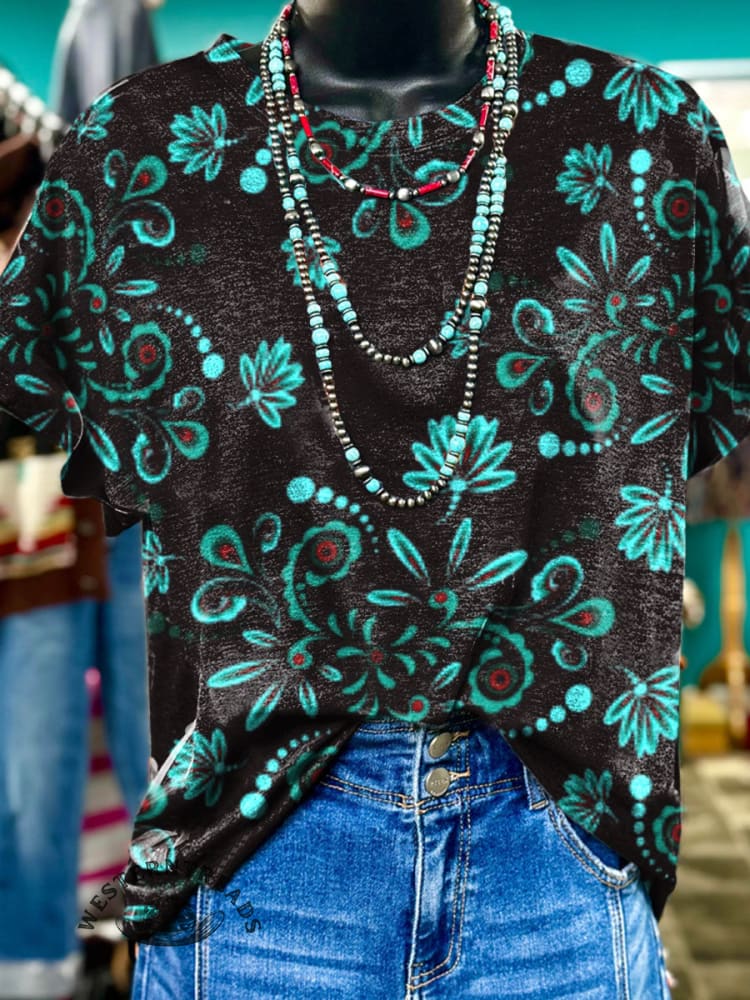 Vintage Art Print T-shirt