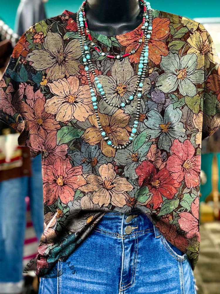 Vintage Art Print T-shirt