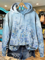 Vintage Art Print Casual Cotton Sweatshirt