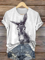 Vintage Art Print T-shirt