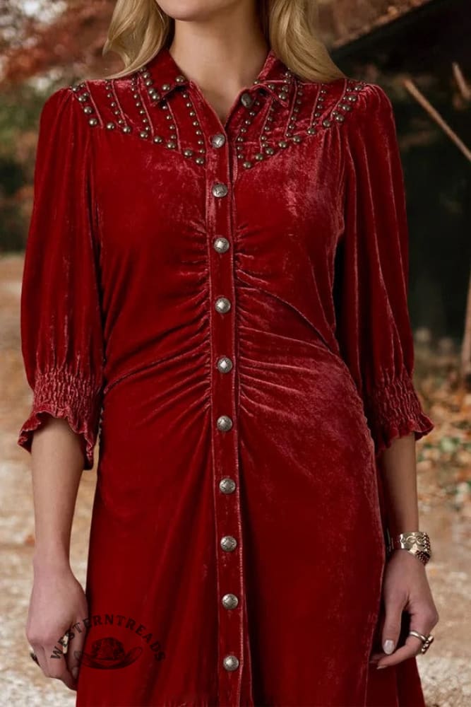 Women's Vintage Western Dress