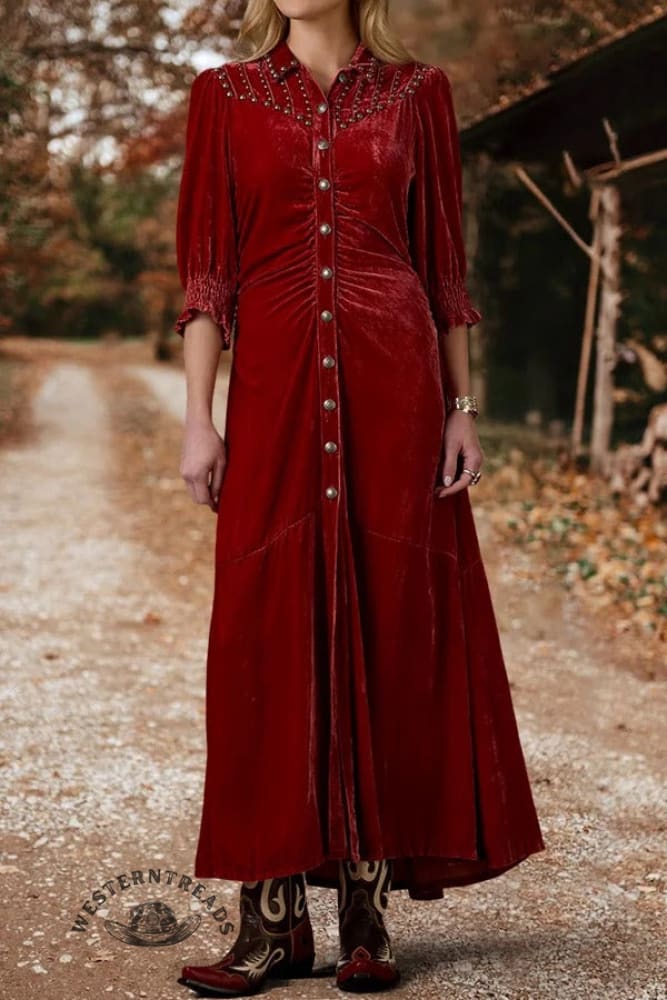 Women's Vintage Western Dress
