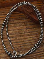 Vintage Ethnic Beaded Necklace Long Necklace