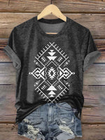 Aztec Print T-shirt
