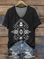 Aztec Print T-shirt