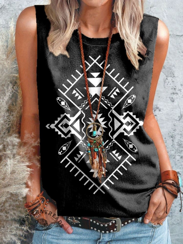 Aztec Print T-shirt