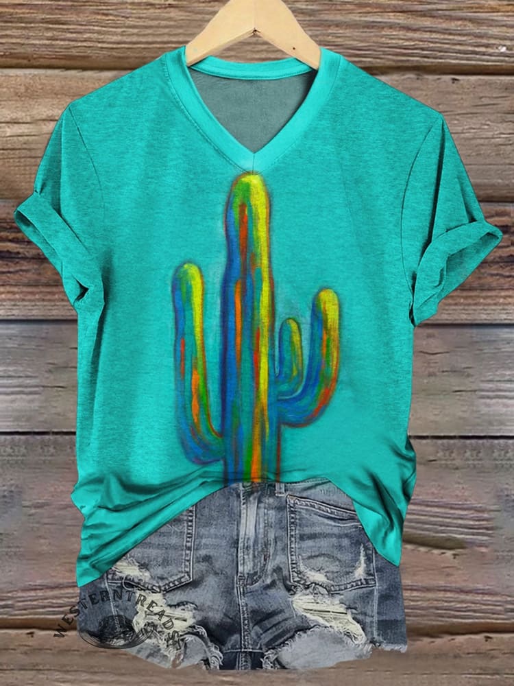 Cactus Art Print T-shirt