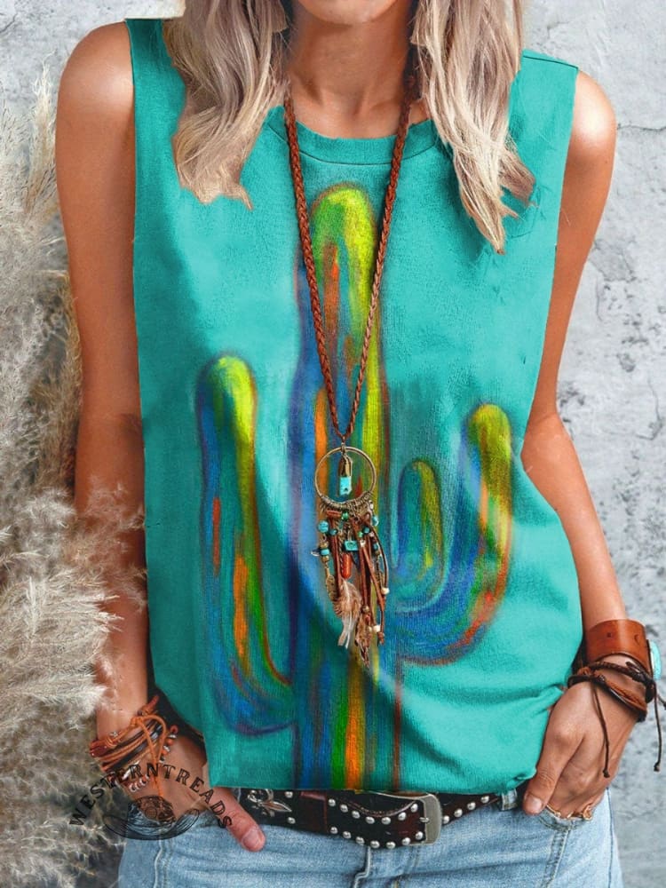 Cactus Art Print T-shirt