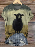 Vintage Art Prints Casual T-shirt