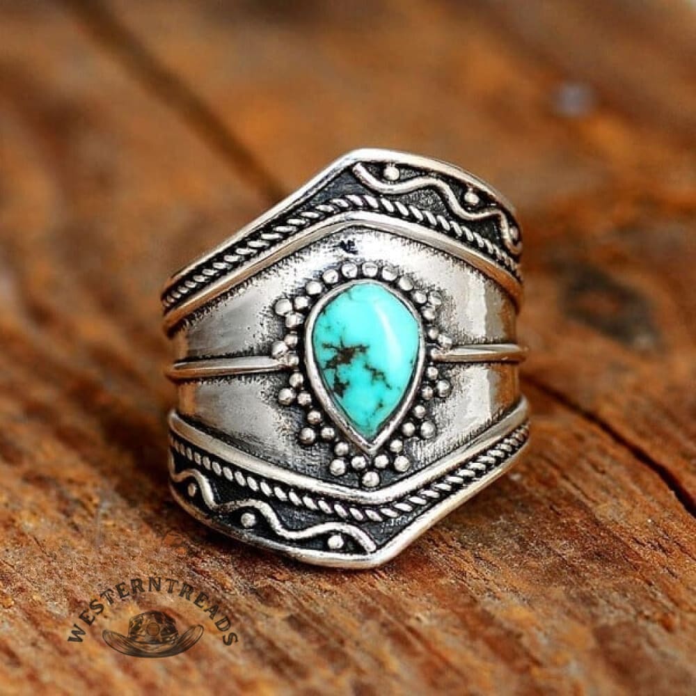Boho Turquoise Ring
