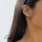 Single Chic Turquoise Earring