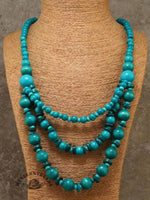 Bohemian Vintage Beaded Long Necklace