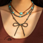 Vintage Turquoise Layered Necklace