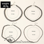 Navajo Pearl Cowgirl Necklace 4 piece Set