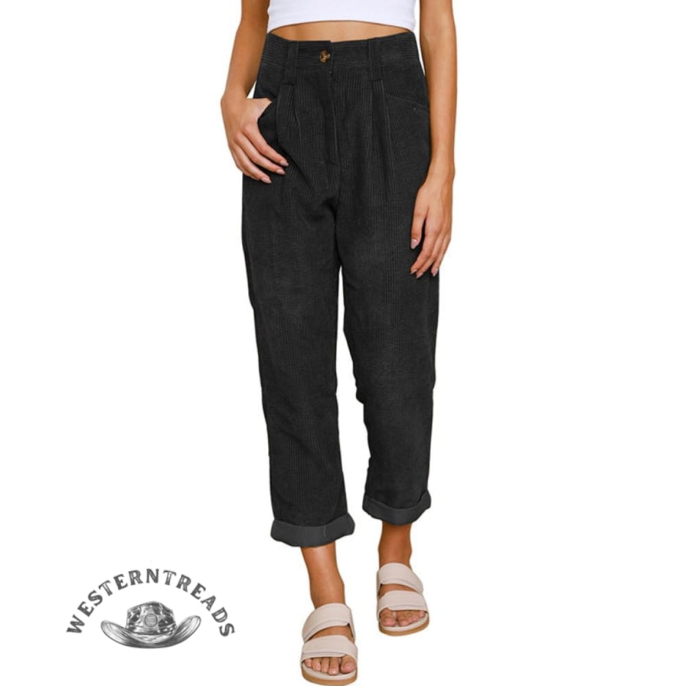 Women's Corduroy Straight Pants