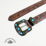 Turquoise Retro Trendy Belt
