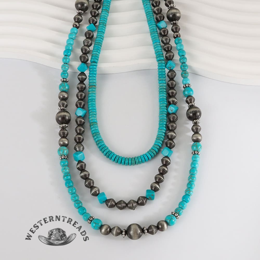 Turquoise Beaded Necklace