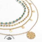 Metal vintage necklace