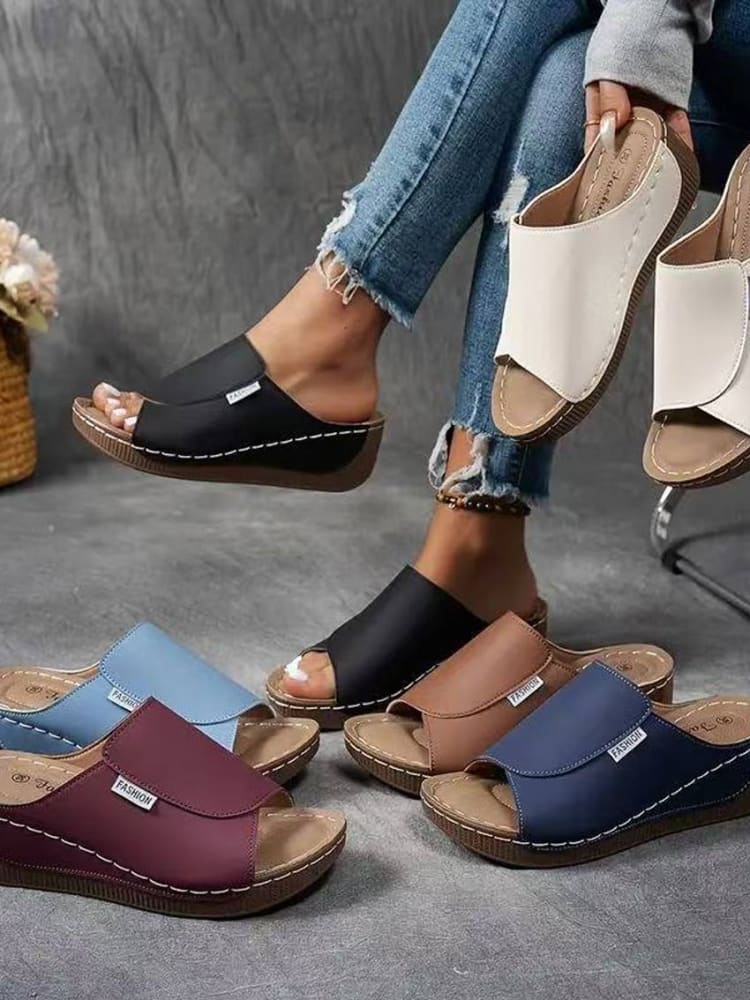 Women Flat Sandals Orthopedic Arch Support Walking Summer Sandals
