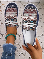 Tribal Pattern Canvas Shoes