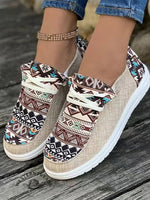 Tribal Pattern Canvas Shoes