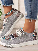 Tribal Pattern Canvas Shoes