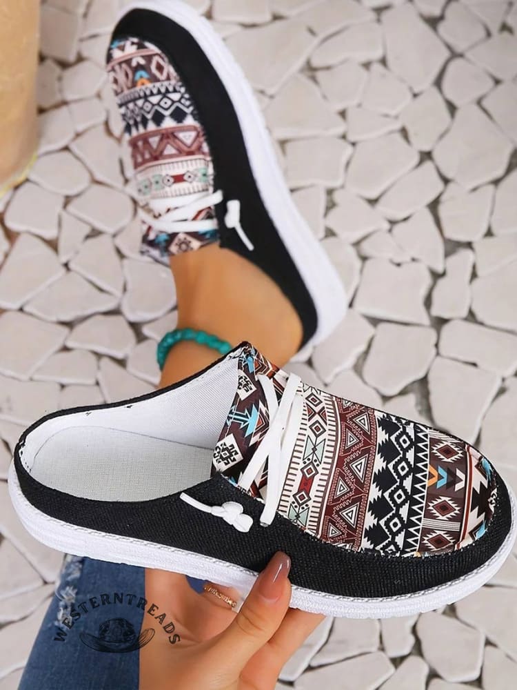 Tribal Pattern Canvas Shoes