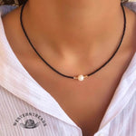 Very popular ✨Freshwater Pearl Colored Beads Necklace