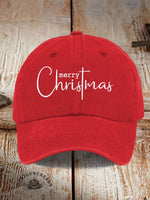 UnisexMerry ChristmasPrint Baseball Cap