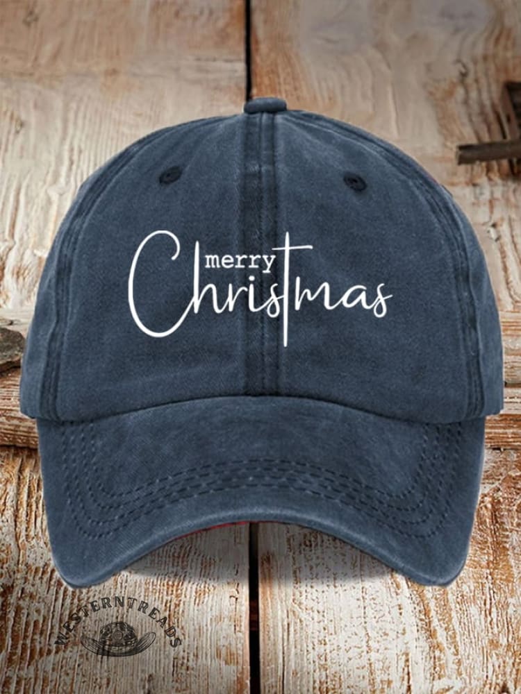 UnisexMerry ChristmasPrint Baseball Cap