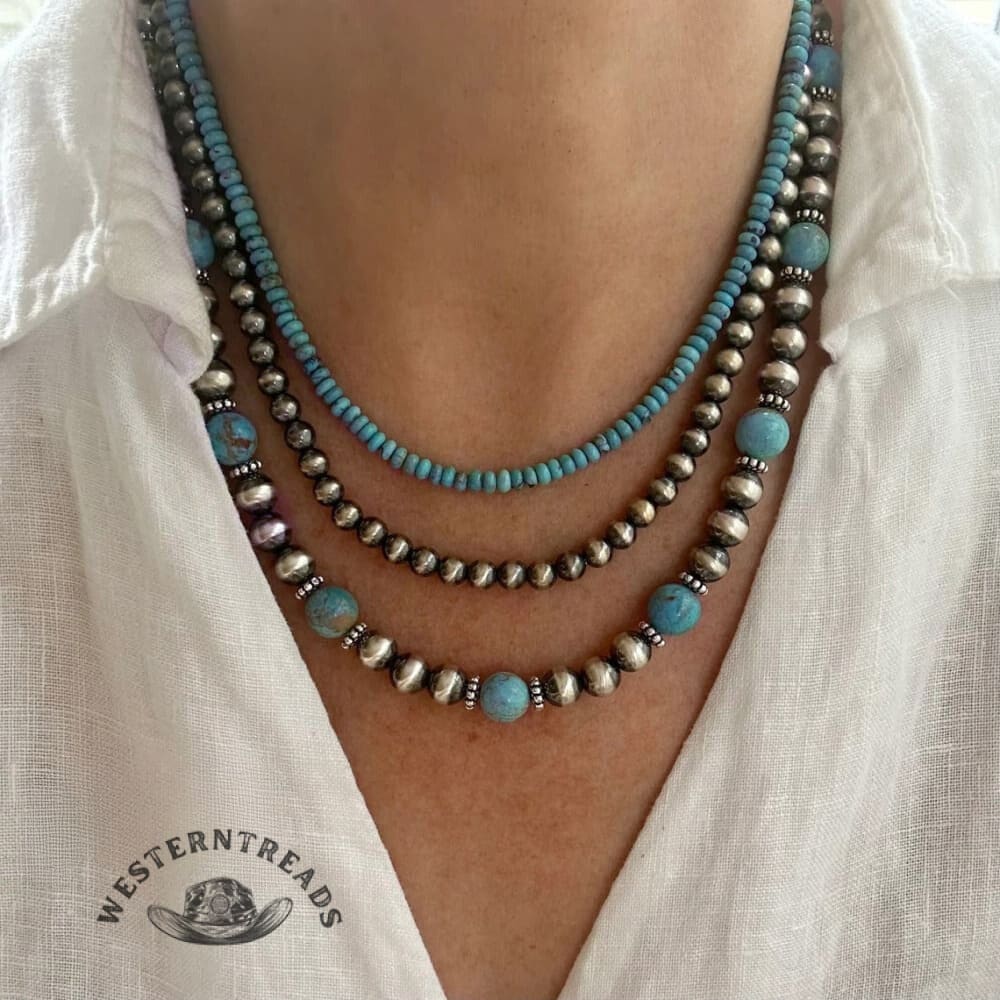 Very popular ✨Vintage Turquoise Layered Necklace