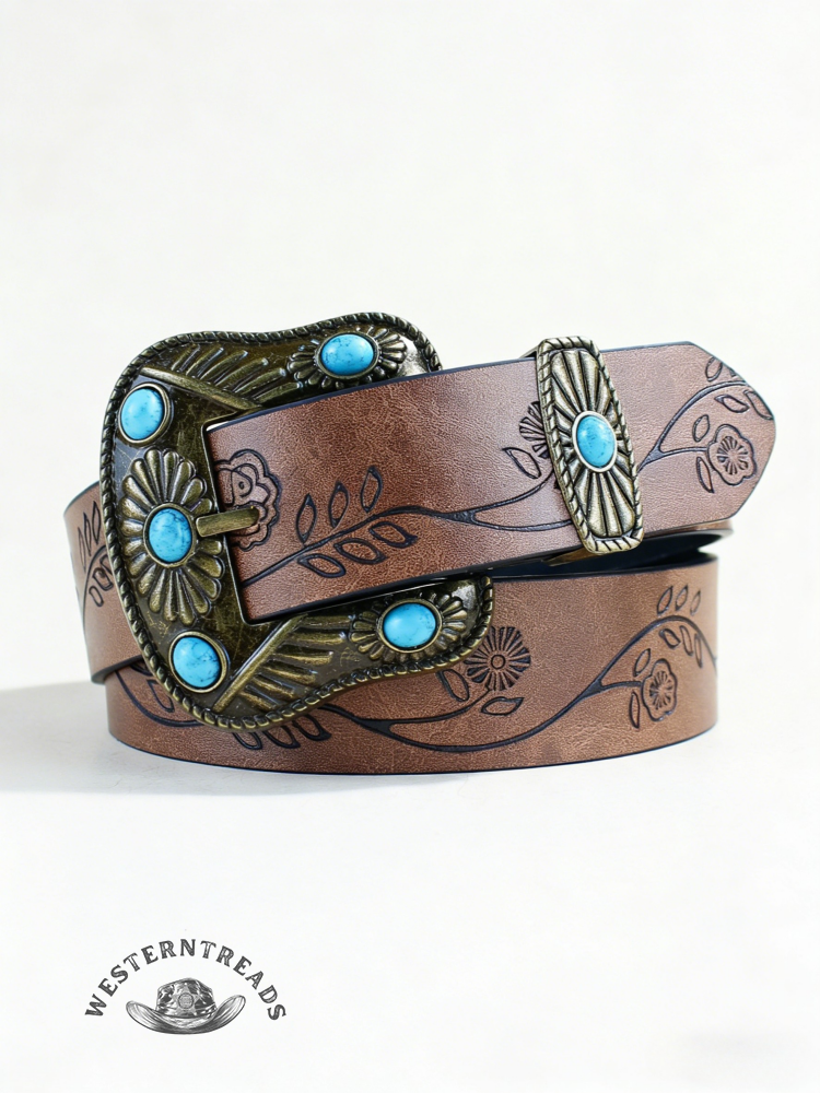 Turquoise Retro Trendy Belt