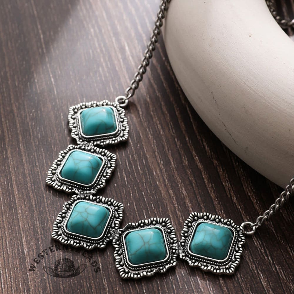 Ethnic Turquoise Necklace