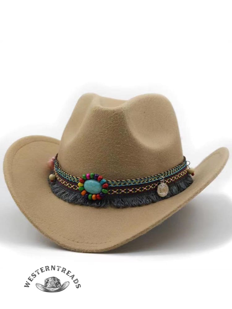 Solid Color Western Cowboy Hat