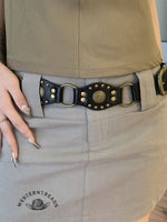 Western Cowboy Vintage Rivet Belt