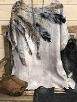 Women's Western Printed Casual Top