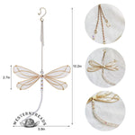 Dragonfly Charmful Rainbow Maker Window Balcony Hanging Decor Christmas Gifts