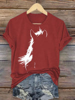 Vintage Horse Print T-shirt